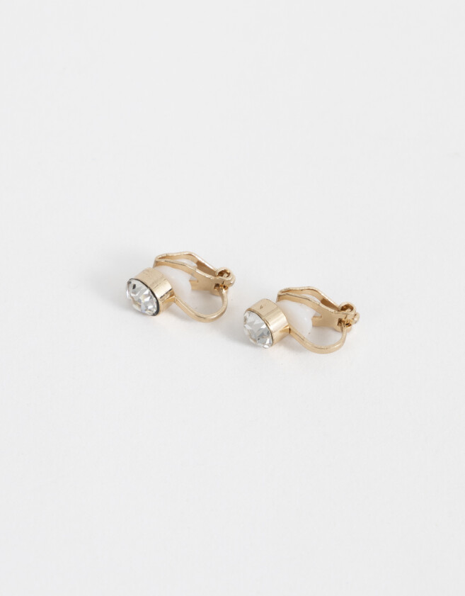 Aros Clips Strass Aros Clips Strass - Dorado