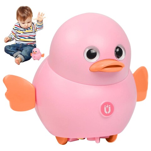 Juguete Interactivo Bebe Movimiento Caminante Pila Infantil Variante Color Rosa