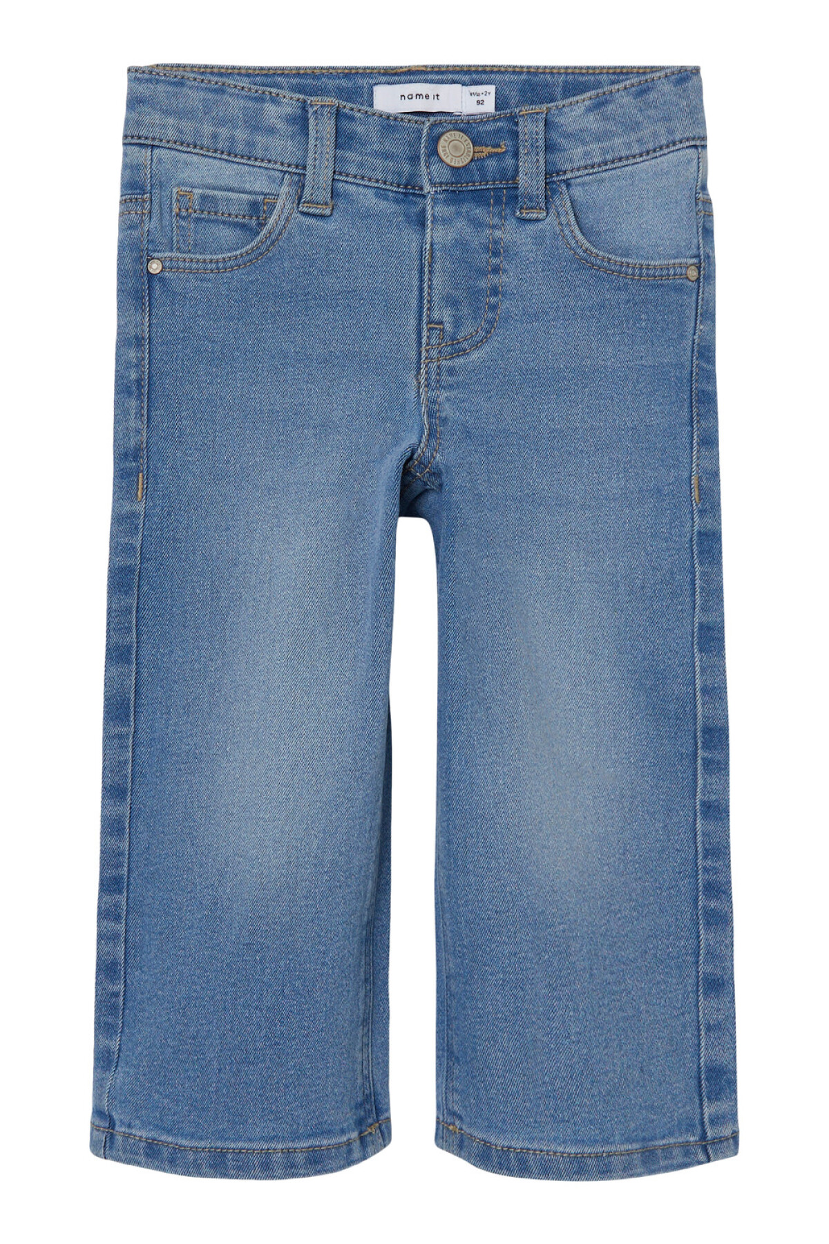 Jean Rose Wide Medium Blue Denim