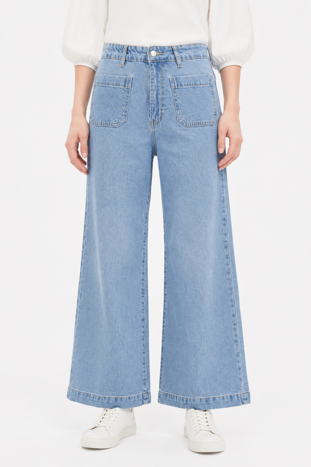 Pantalon Asima Celeste Claro