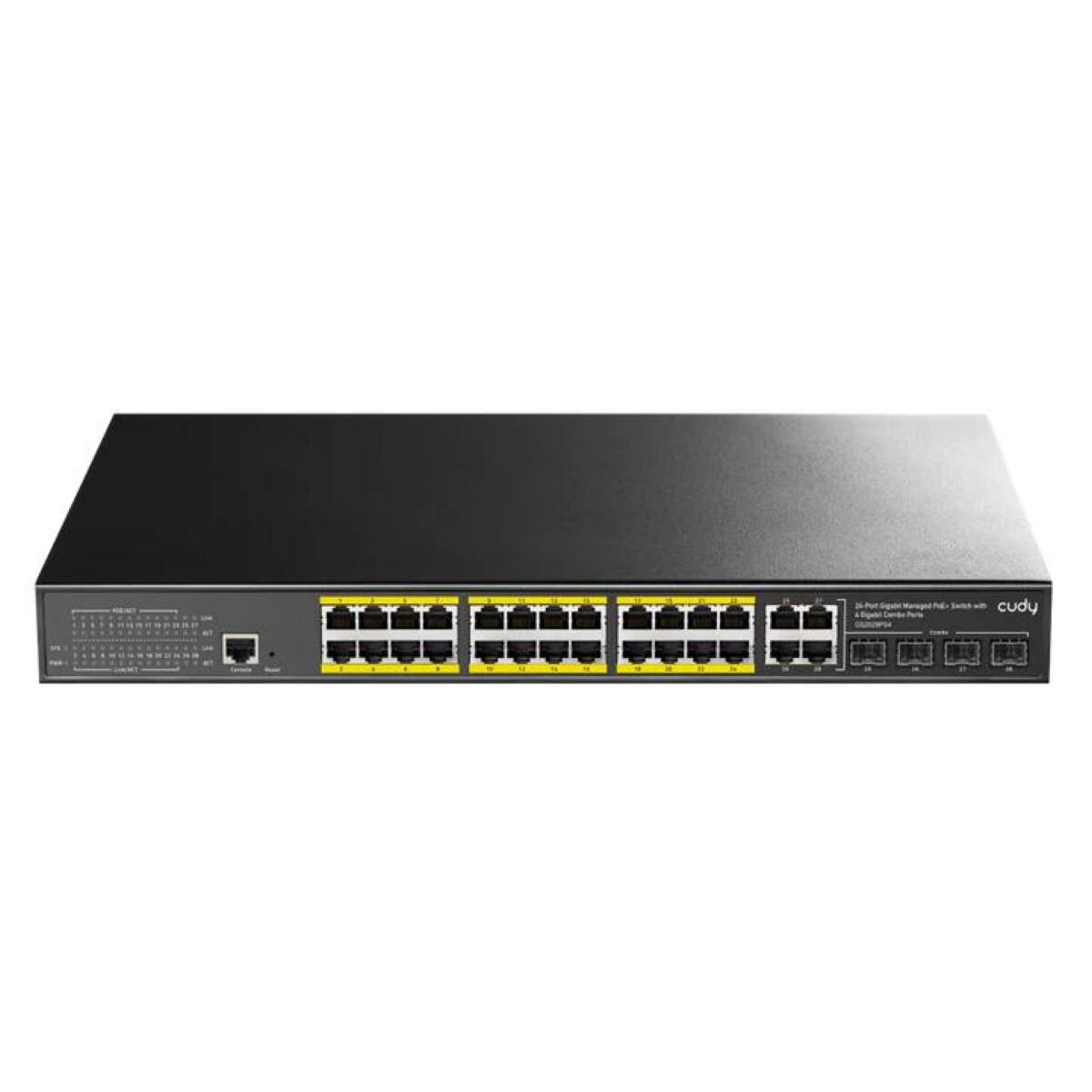 Switch Cudy 24 Puertos Poe+ con 4SFP 400W 