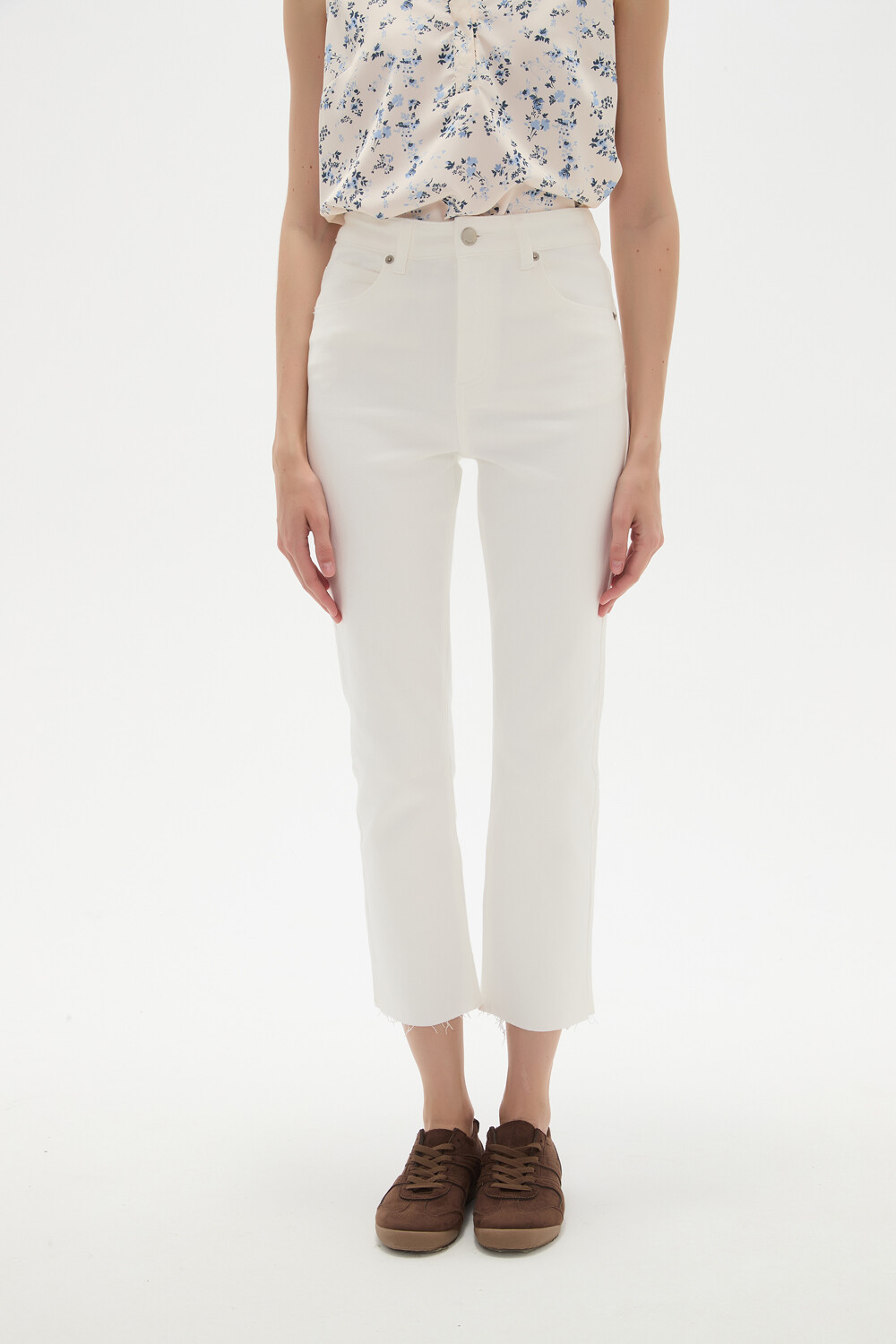Pantalon Vilehada Marfil / Off White