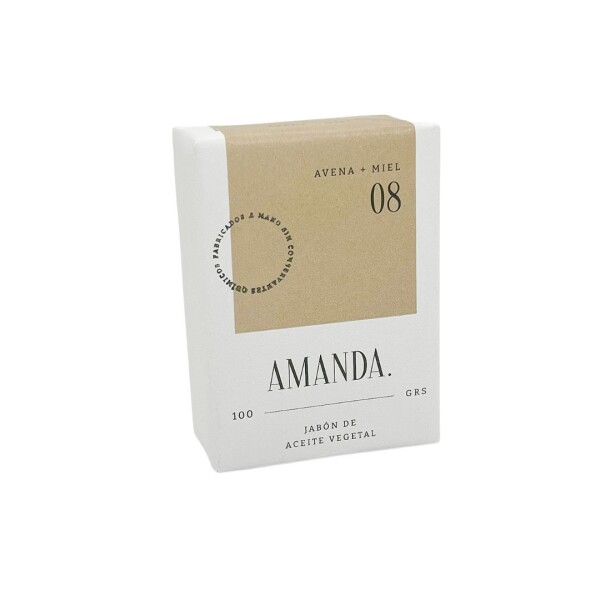Jabón de Aceite Vegetal Amanda 100gs Jabón de Aceite Vegetal Amanda 100gs