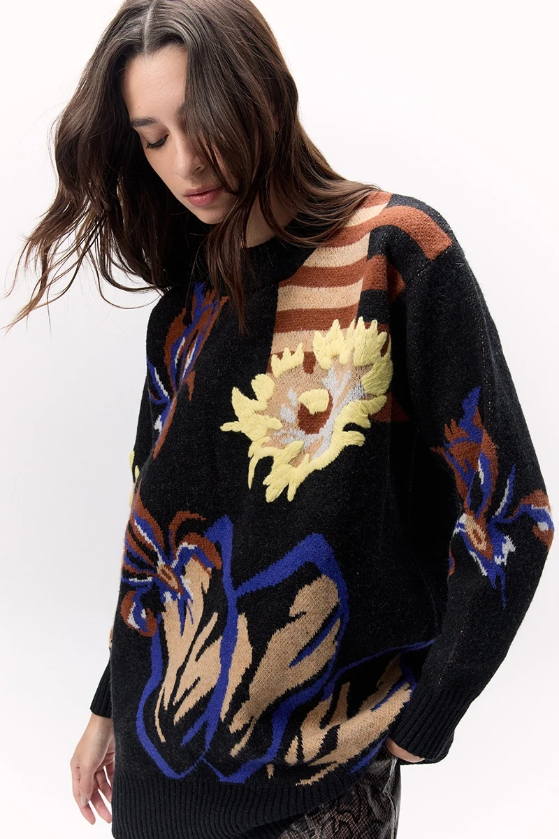 Sweater Collage - Negro 