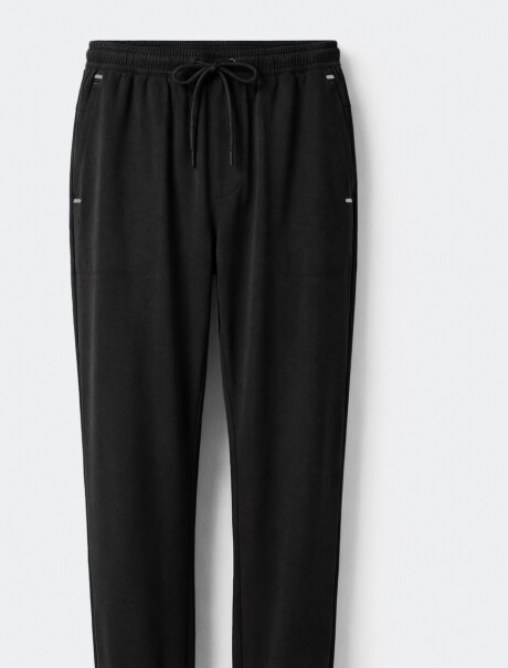 PANTALÓN DEPORTIVO - NEGRO NEGRO