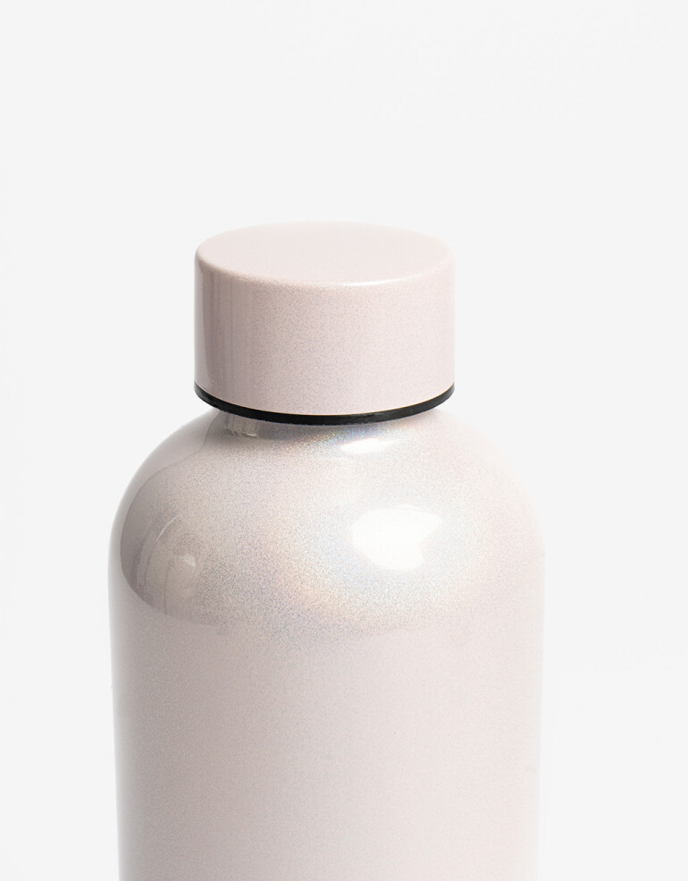 Artículos cocina Botellas Botella Metálica Perlada - Rosa Claro