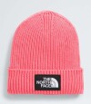 Gorro Kids Tnf Logo Box Cuffed Beanie Coral Crush