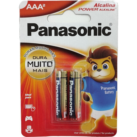 Pila PANASONIC Alcalina AAA x 2 Unidades Pila PANASONIC Alcalina AAA x 2 Unidades