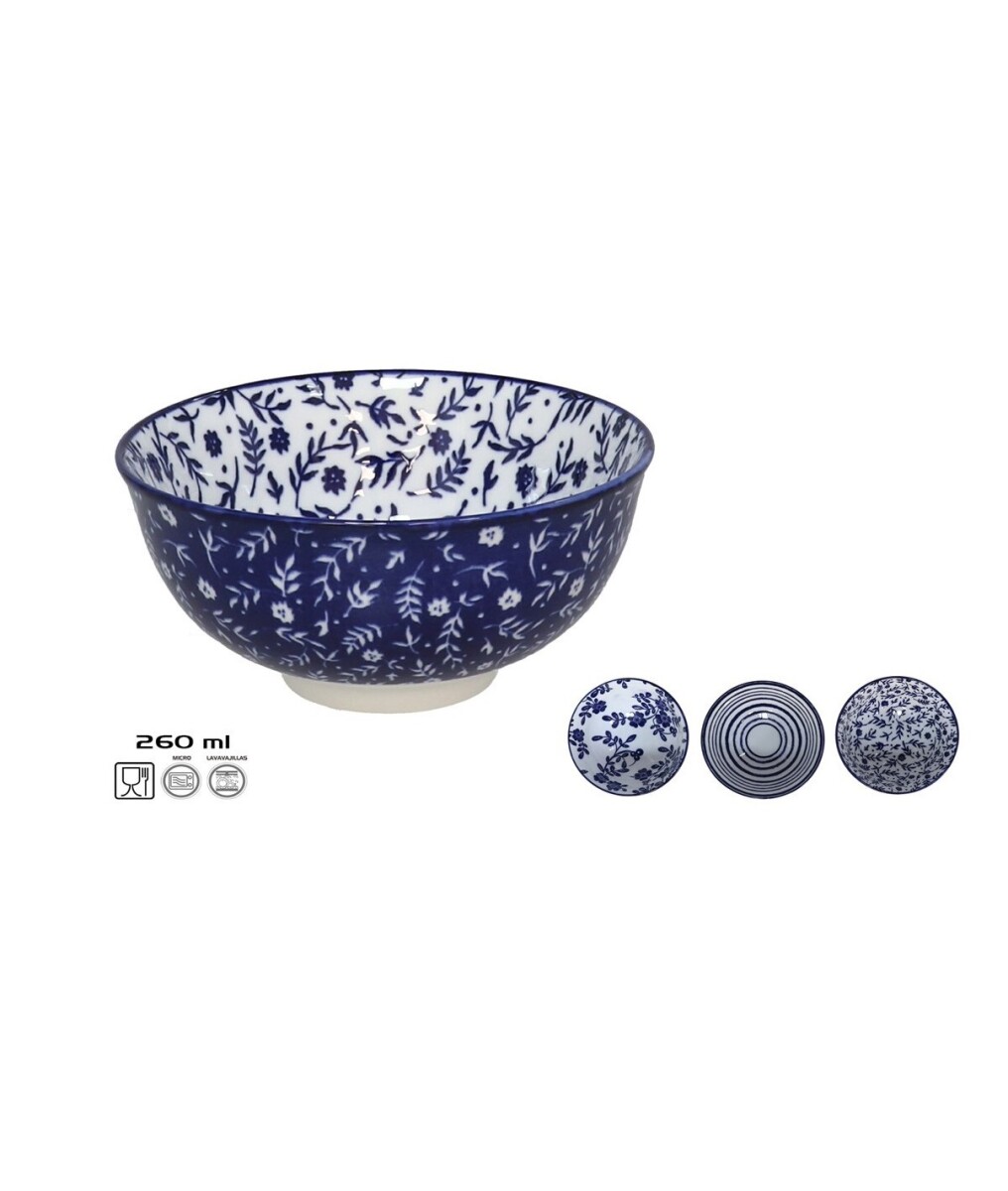 Bowl Córdoba 11,5 cm de Porcelana 260 ml – Diseños Surtidos 
