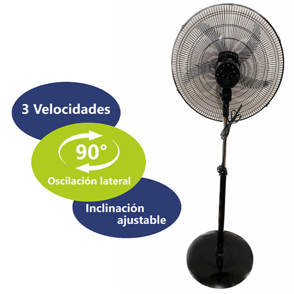 Ventilador De Pie Allied Al-sf50 VENTILADOR DE PIE ALLIED AL-SF50