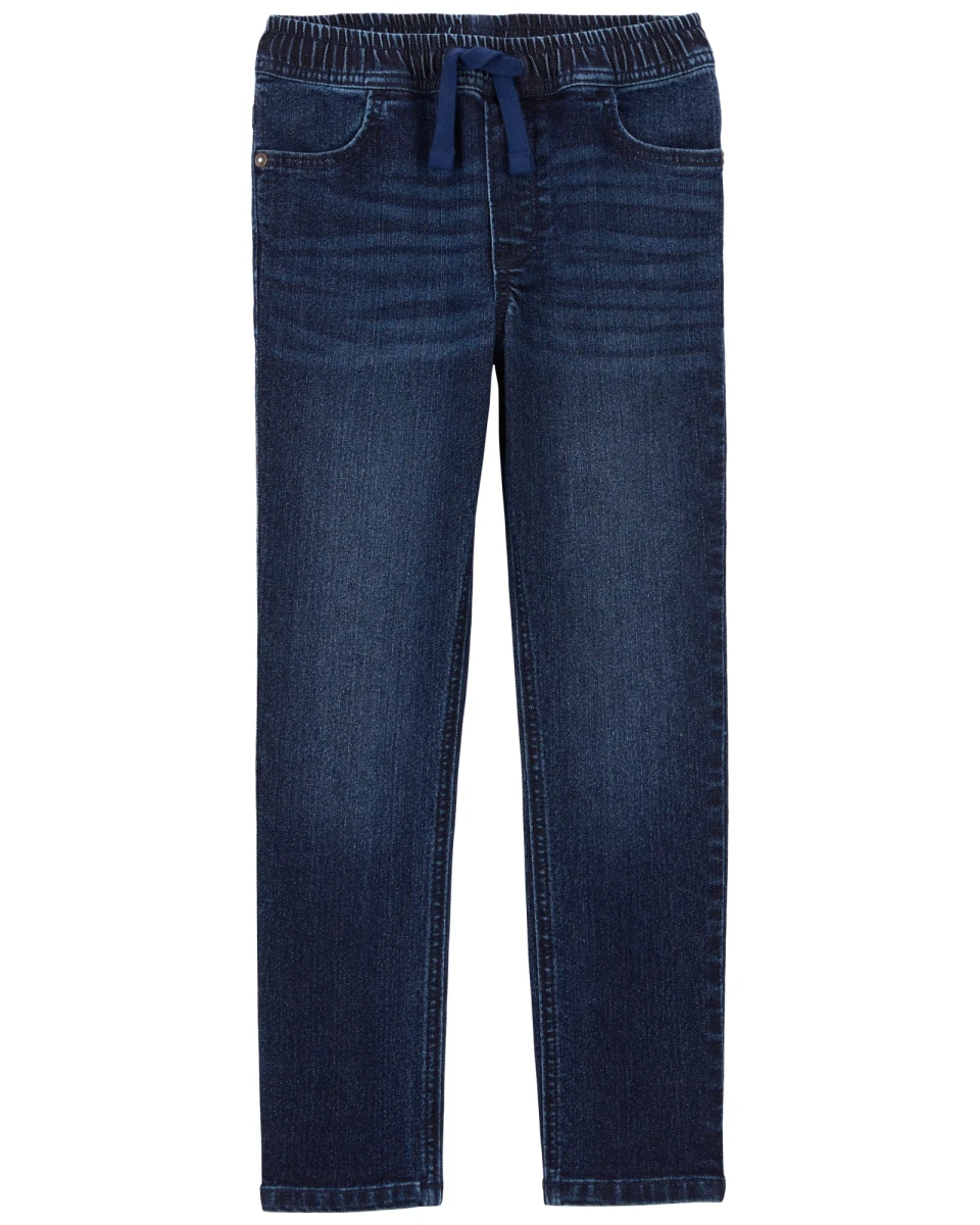 Pantalón jean, estilo deportivo 