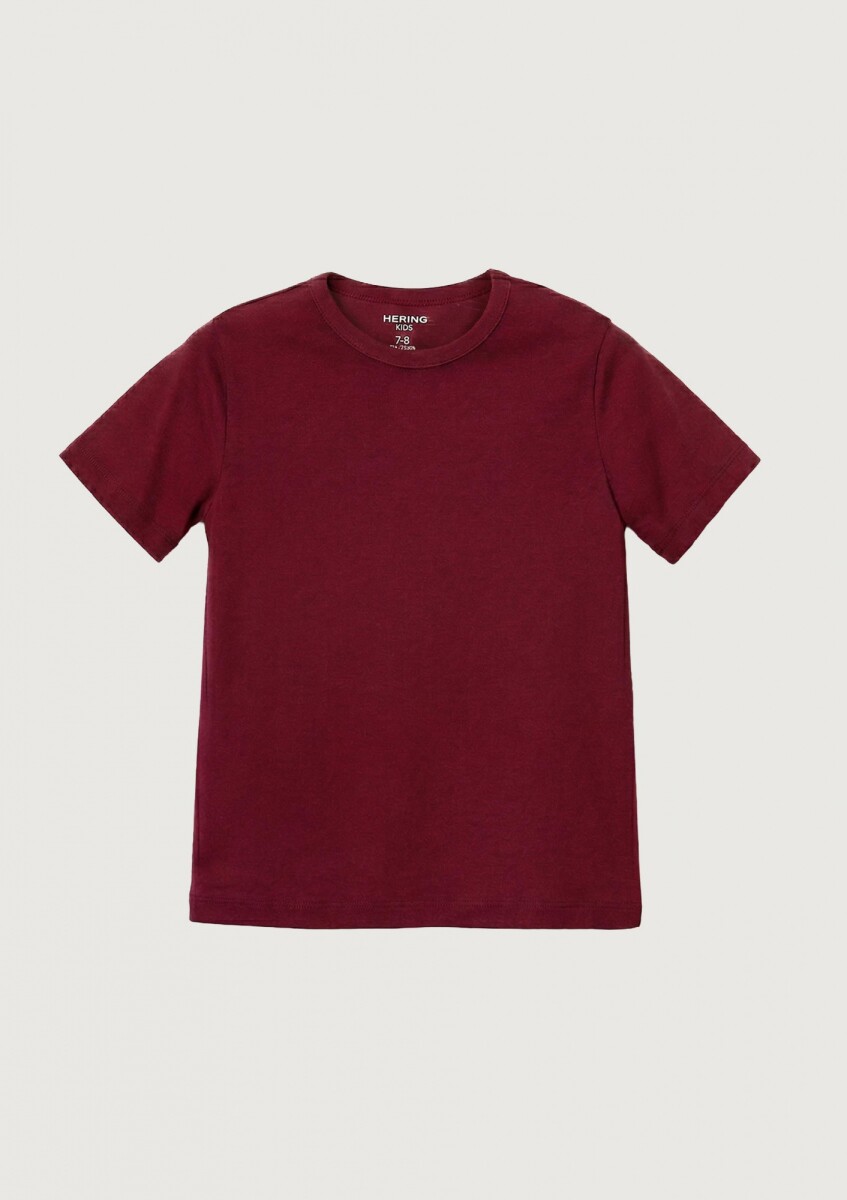 CAMISETA BÁSICA INFANTIL - ROJO 