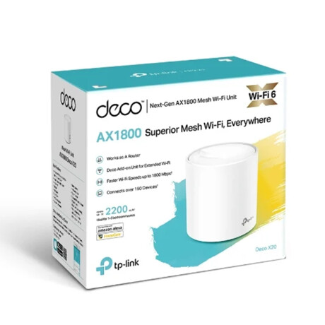 Deco TP-Link X20 Mesh Ax1800 Wifi 6 Deco TP-Link X20 Mesh Ax1800 Wifi 6