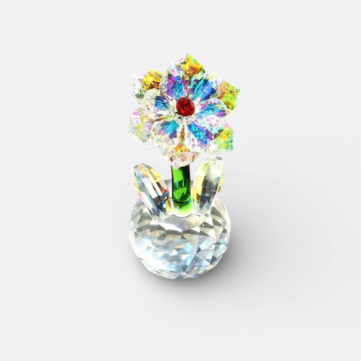 Flor Cristal Multicolor Decorativa Multicolor 