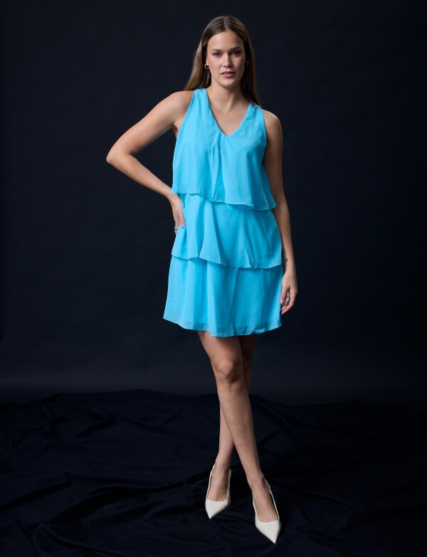 Vestido Capas CELESTE
