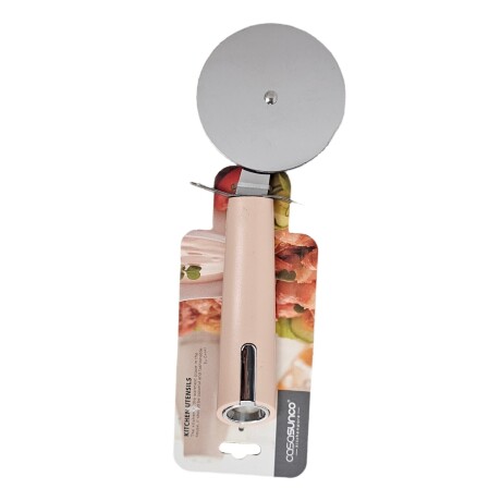 Cortador Rueda Cuchillo Corta Pizza de Cocina en Acero Inox Salmón