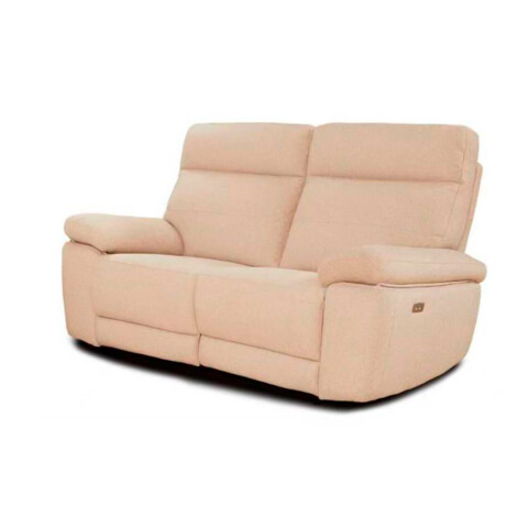 SOFA RECLINER ELECTRICO 2 CUERPOS BEIGE 2517 SOFA RECLINER ELECTRICO 2 CUERPOS BEIGE 2517