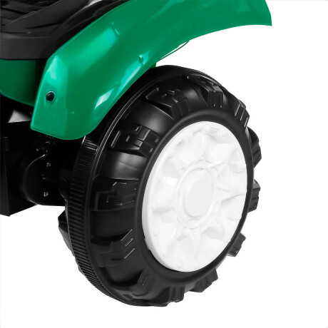 Tractor A Batería Con Remolque Luces Música Y Sonidos Verde