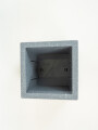 Maceta Grey Rectangular Color Unico