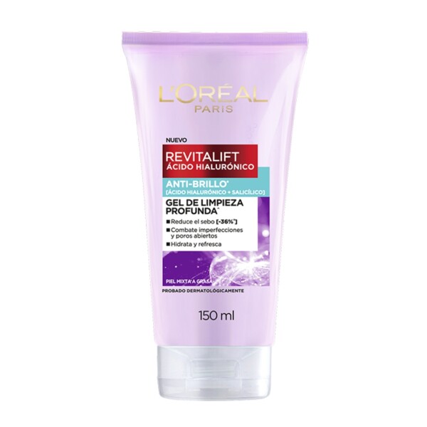 Gel Limpieza Revitalift Ácido Hialurónico 150ml L'Oreal Gel Limpieza Revitalift Ácido Hialurónico 150ml L'Oreal