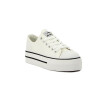 Austral Calzado Casual Lona Con Plataforma Blanco