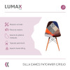 Silla Eames Patchwork Rojo