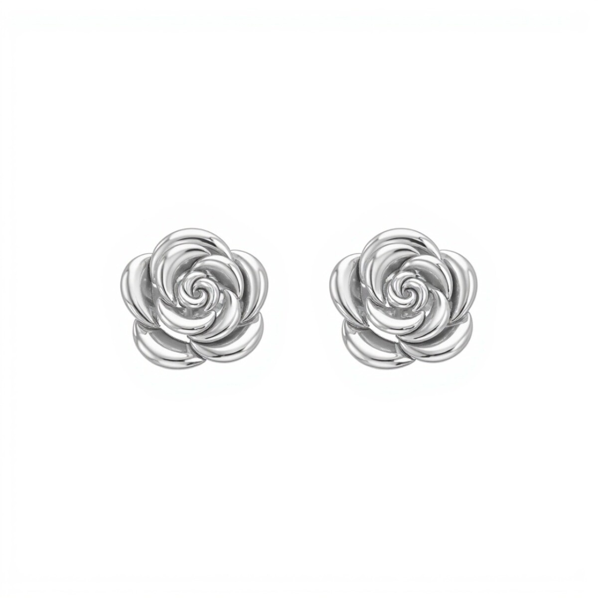 Caravanas Rosa - Plata 925 - CA4246 - sinpiedra 