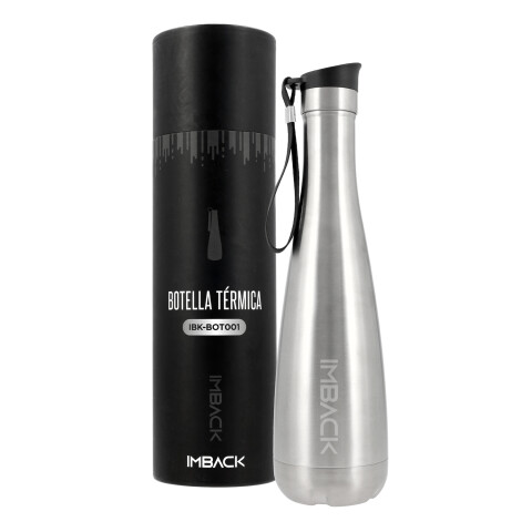 Termo Botella Termica 750 Ml Imback 20 Hs Frio 17 Hs Calor Con Correa Acero Inoxidable Tapa Boton Imback Plateado Termo Botella Termica 750 Ml Imback 20 Hs Frio 17 Hs Calor Con Correa Acero Inoxidable Tapa Boton Imback Plateado