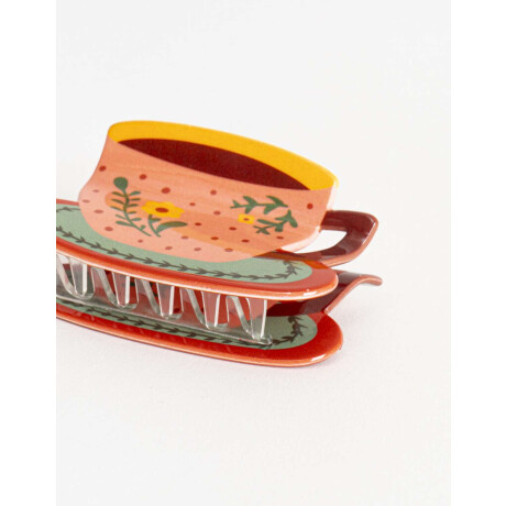 Broche Acrílico Taza Combinacion Multicolor