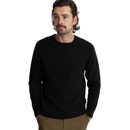 Buzo Rhythm Classic Crew Knit Negro Buzo Rhythm Classic Crew Knit Negro