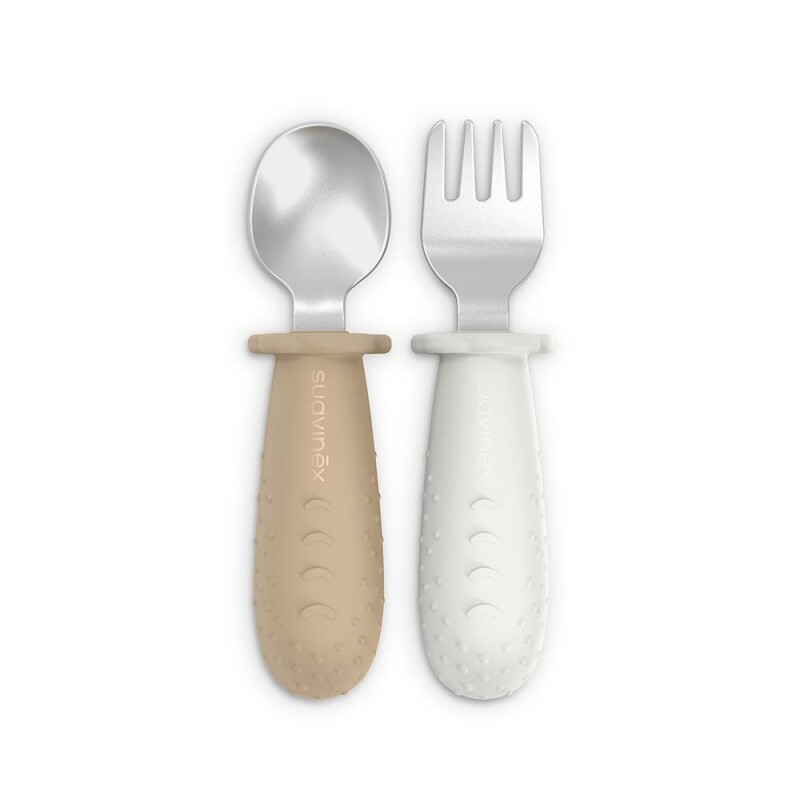 Set De Cubiertos Suavinex Acero Inoxidable Blanco Set De Cubiertos Suavinex Acero Inoxidable Blanco