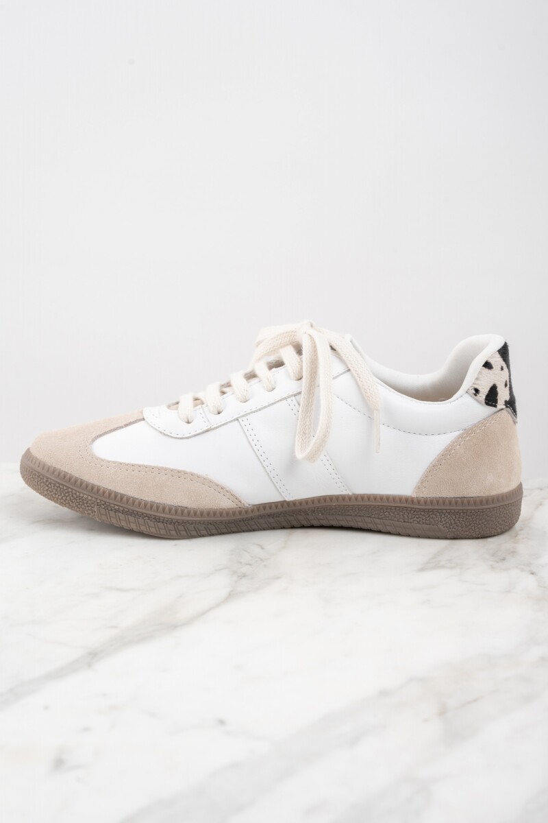 Zapatilla Cuero Nácar