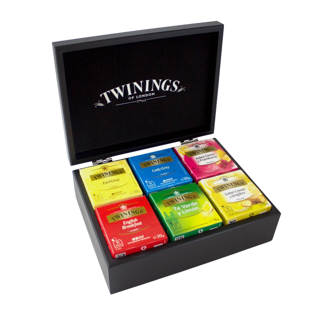 Box Black + 6 té Twinings 