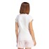 Remera de Mujer Adidas Essentials Linear Blanco - Negro