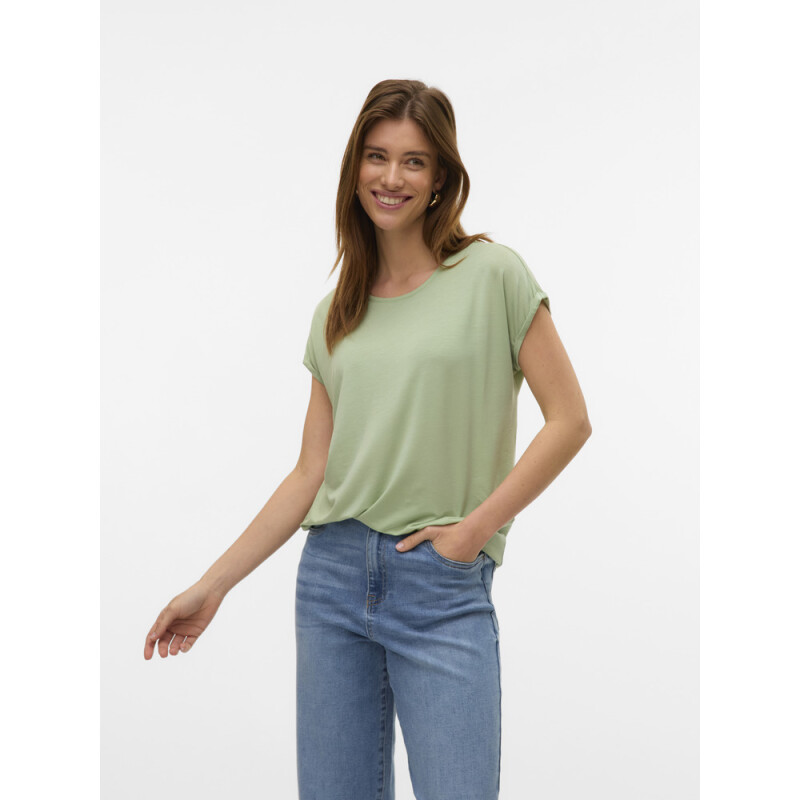 VMAVA PLAIN SS TOP GA JRS NOOS Fog Green