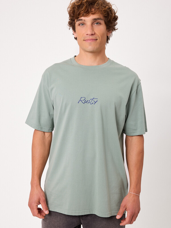 T-SHIRT OSLAS RUSTY Verde Seco