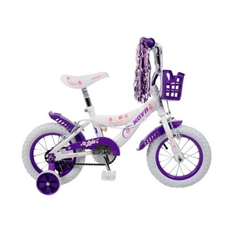 BICICLETA INFANTIL KOVA LOLA RODADO 12 Blanco