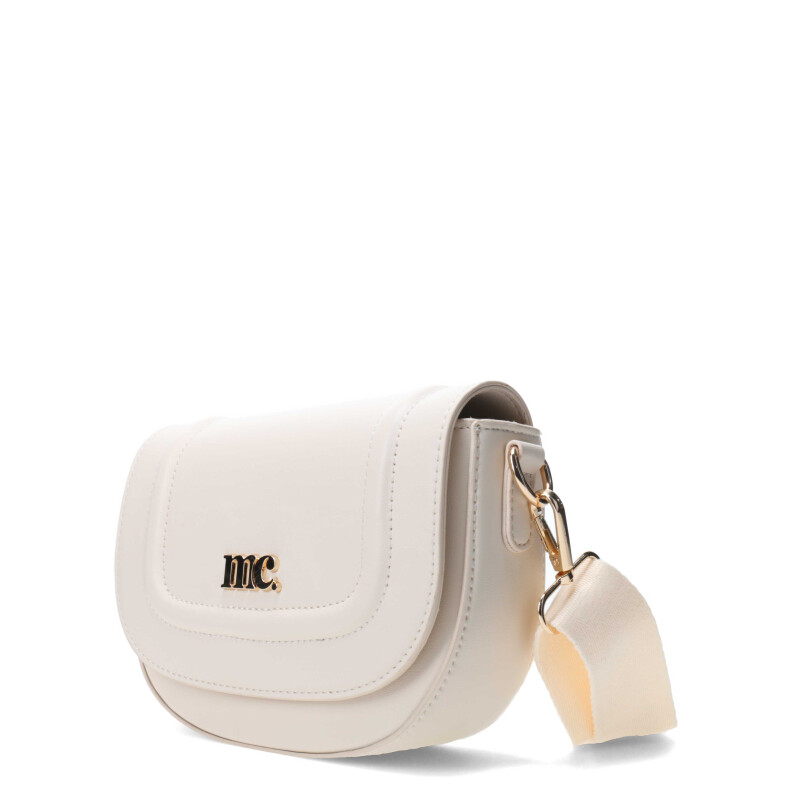 Cartera Miss Carol Jono Clasica Blanco Hueso