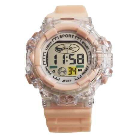 Reloj Deportivo de Pulsera Waterproof Pantalla Luz p/ Mujer Rosa