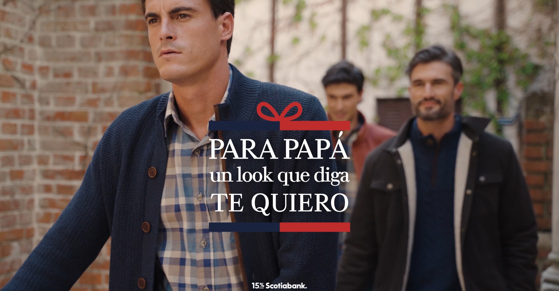 Para PAPÁ un look que diga TE QUIERO
