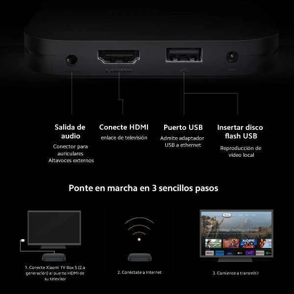 Tv Box Xiaomi Mi Box S 2nd Gen 2/8gb TV BOX ANDROID XIAOMI MI BOX S 2GEN