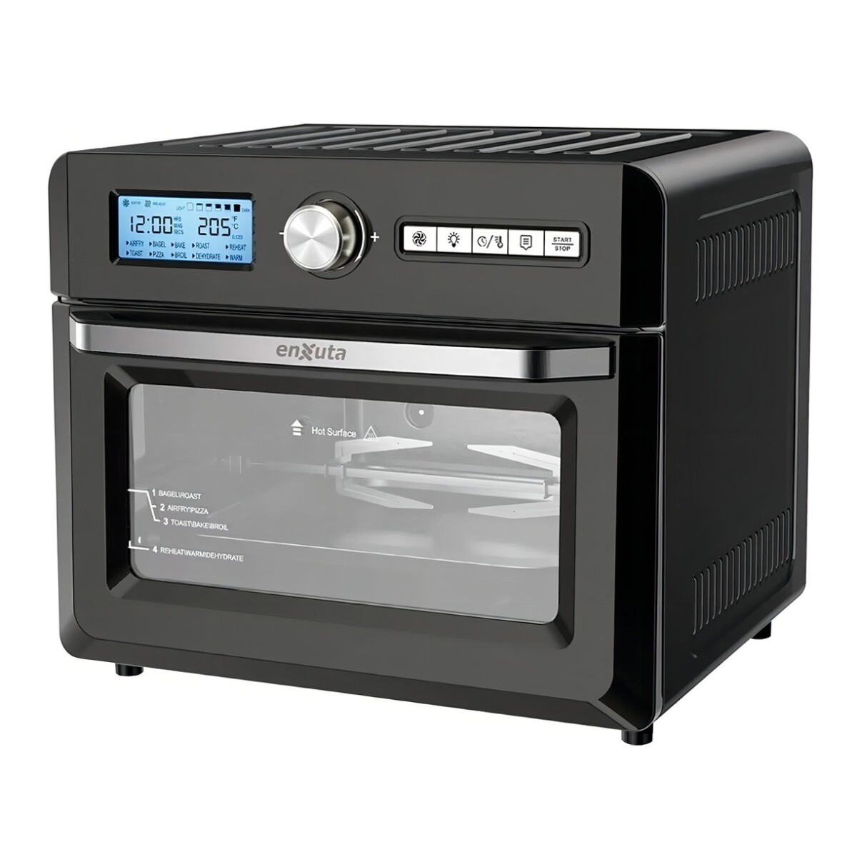 Horno De Mesa Eléctrico Enxuta Henxmf01 18l Negro 