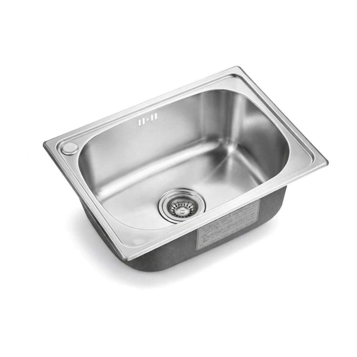 Pileta Simple Cocina Acero Inox. 304 Con Válvula 