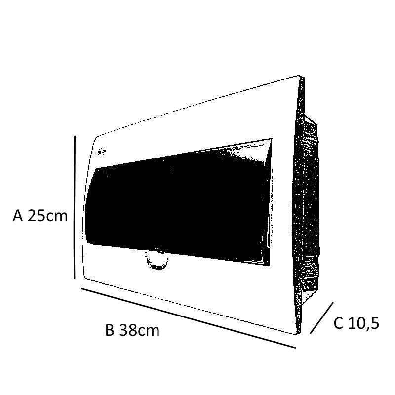 TABLERO EMB. PLAST. 18TM PUERTA TRANSPARENTE TABLERO EMB. PLAST. 18TM PUERTA TRANSPARENTE