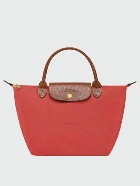 Longchamp - Le Pliage Original Bolso con Asa Superior S Tomate