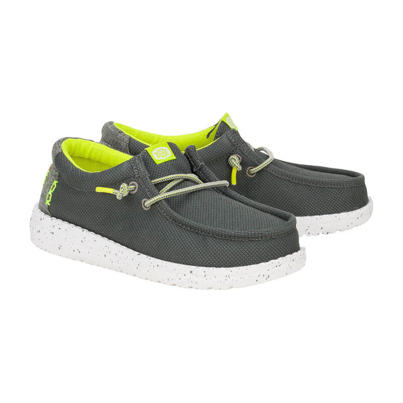 Wally Y Sport Grid - Niños Smoke Grey