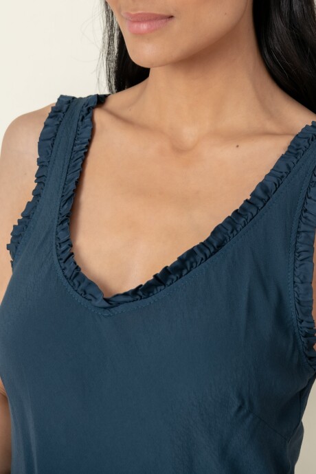 BLUSA GENTIANA Petróleo