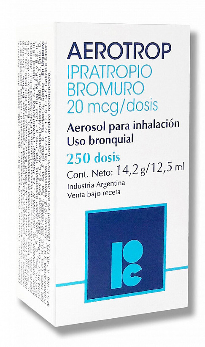 Aerotrop Aerosol 250 Dosis 