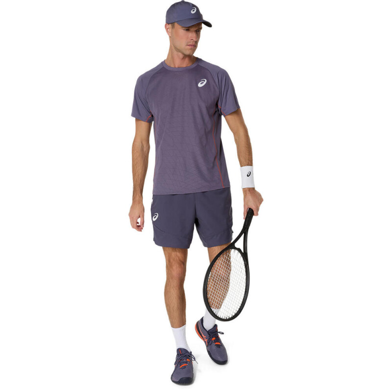 Polo Tenis Match Actibreeze Hombre Greyish Purple