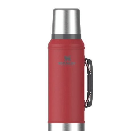 Termo Stanley Classic 940ml con tapón cebador Rojo